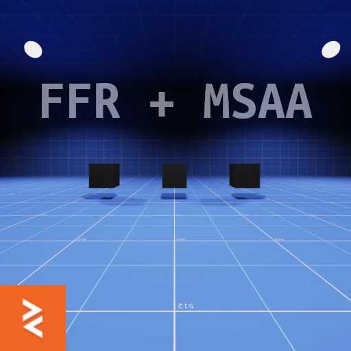 Foveated rendering and MSAA in PlayCanvas